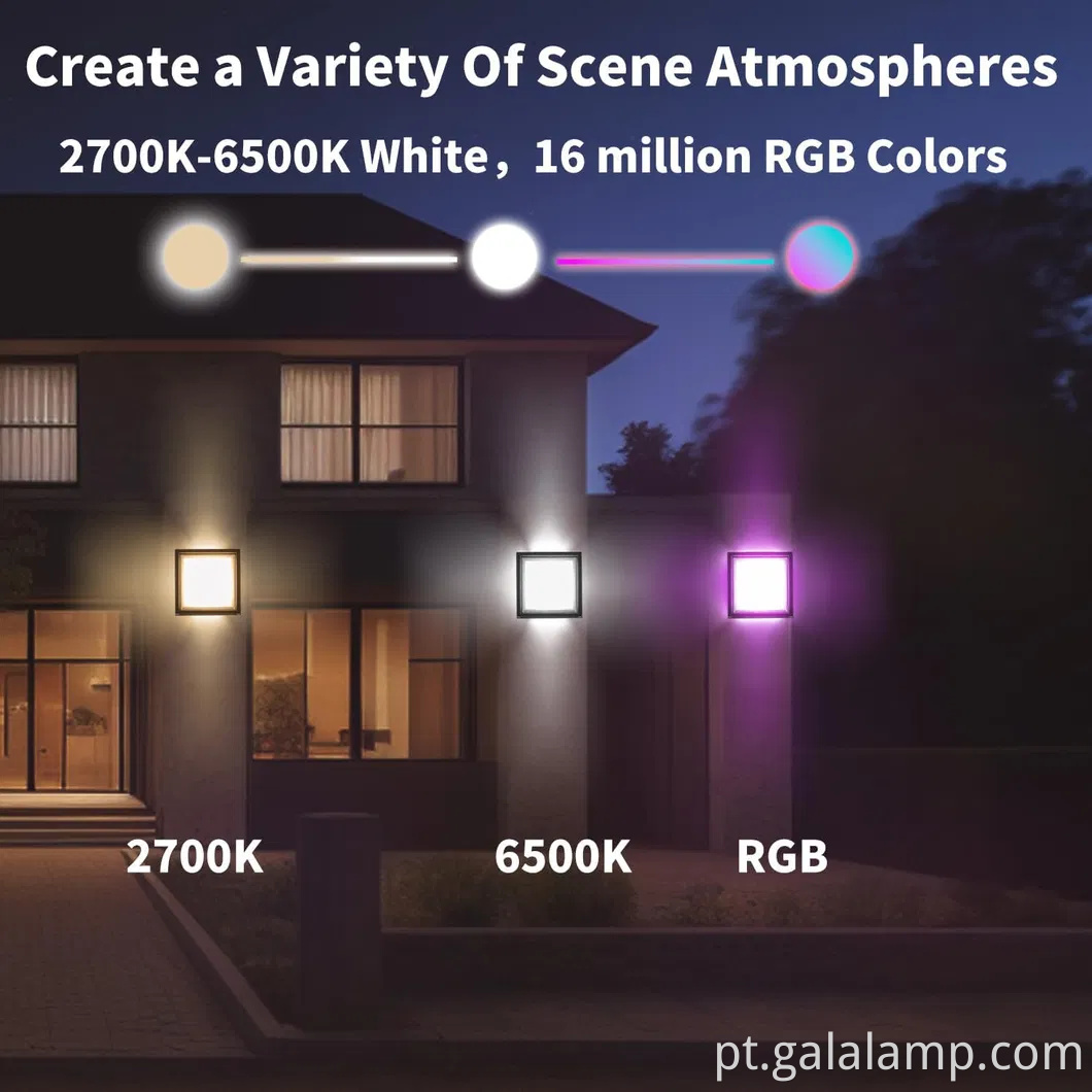 Modern graffiti Smart Outdoor Wall Light para espaços exclusivos